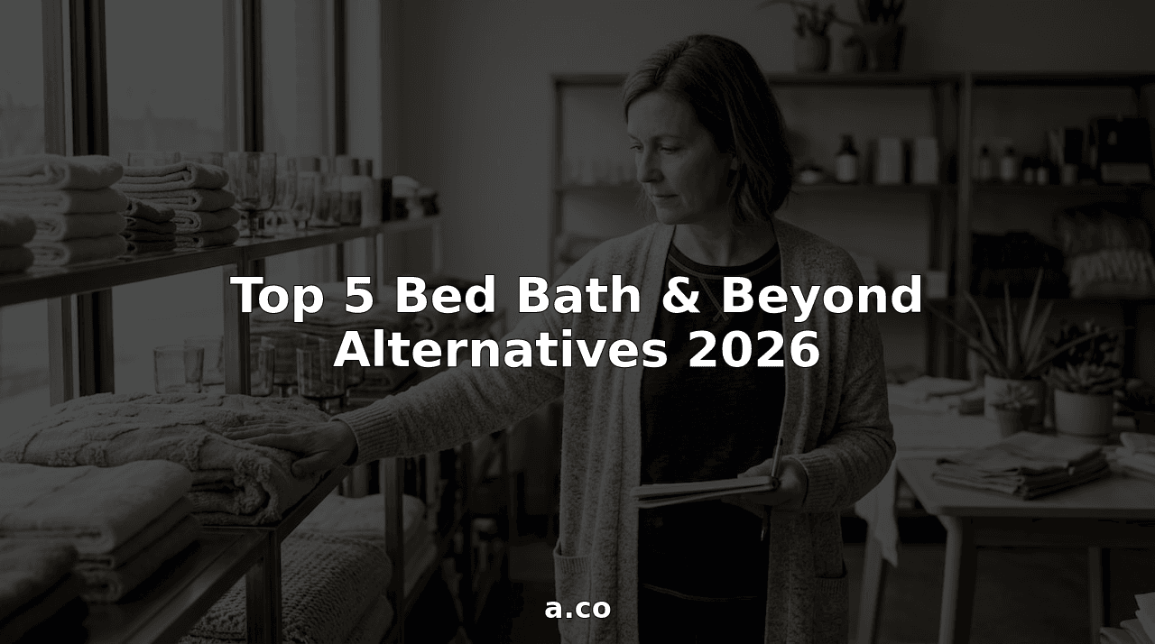 Top 5 Bed Bath & Beyond Alternatives 2026
