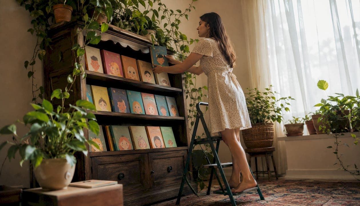 How to Organize Your Feelings Books Library Display