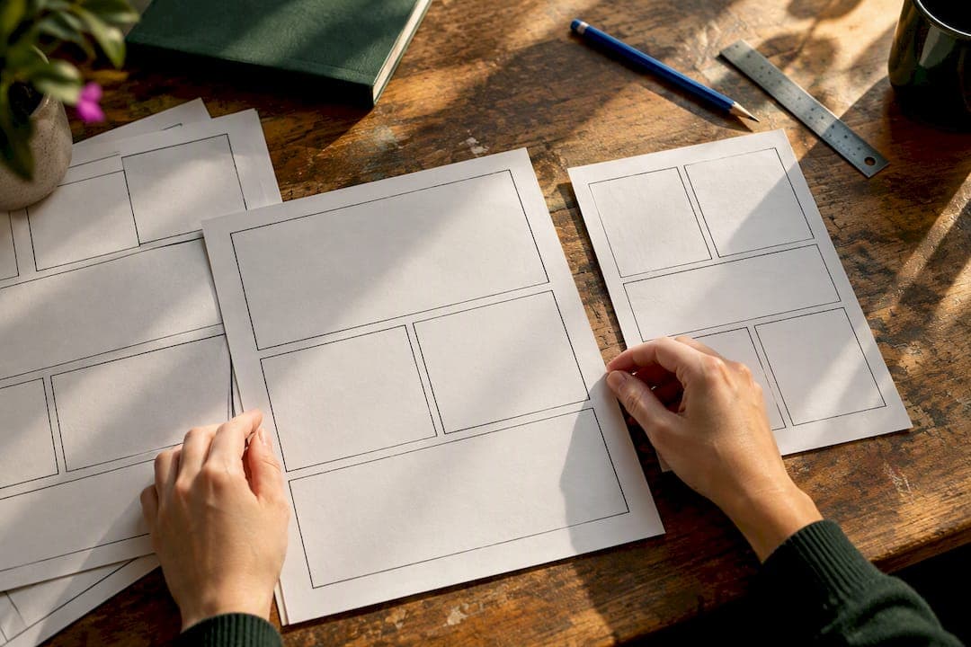 Publisher Backed Scaffold: Blank Comic Templates for Teachers