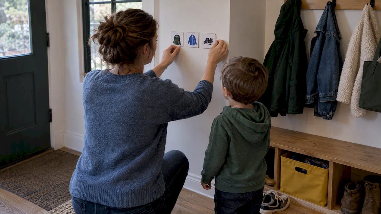 3–6 Cards to Make Routines Independent for Parents & Teachers