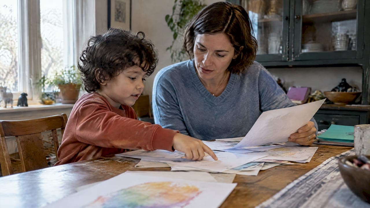 How to Organize Kids' Printables, Papers and Art